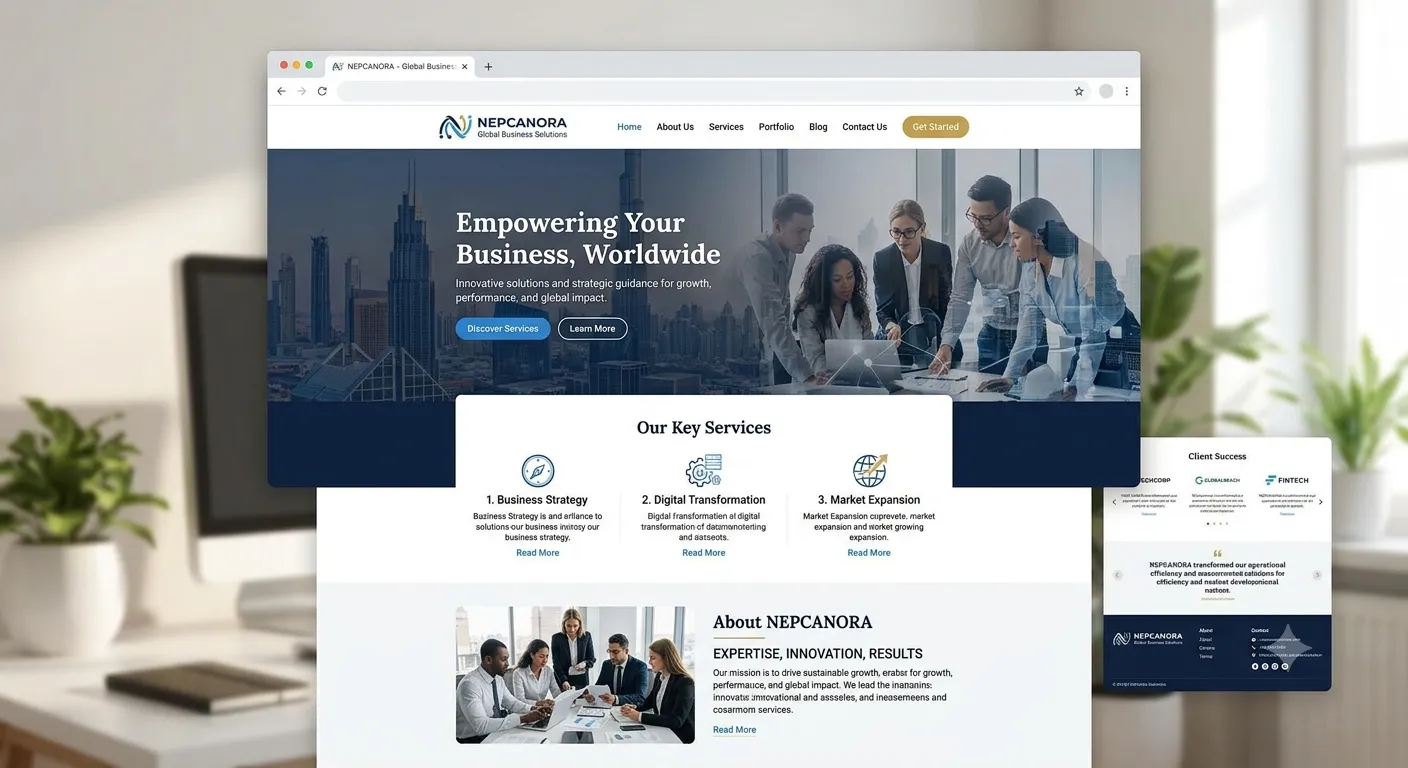 Modern & mobile-friendly website